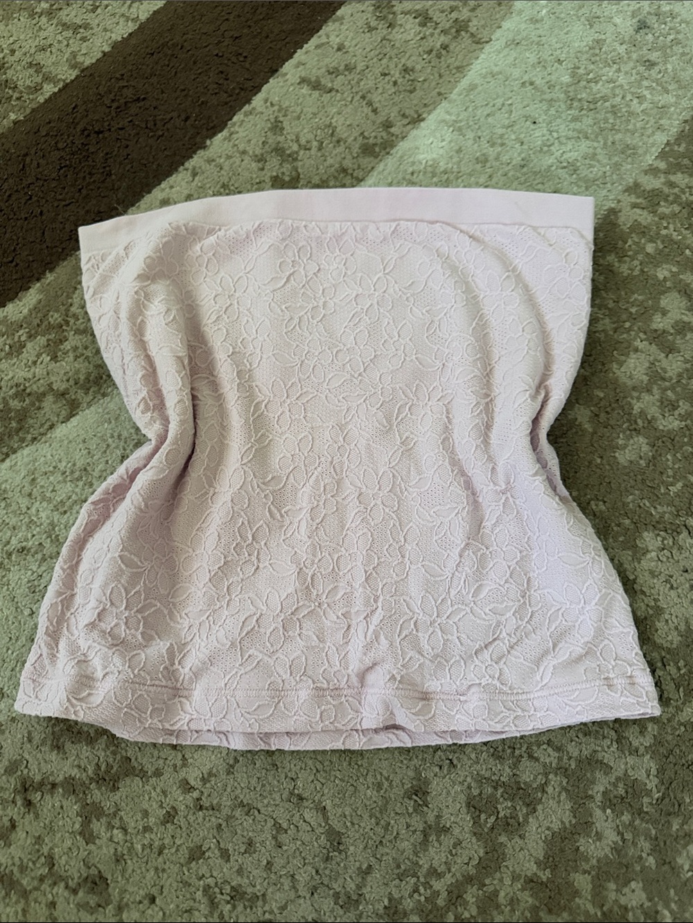 Aritzia Light Pink Lace Bandeau Tube Top